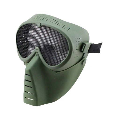 Sensei Mask (OD), Your face and eye protection is one of the most important decisions you make in airsoft - it will greatly affect your enjoyment of the game, as different types of protection have different properties; some are quite bulky making it diffi